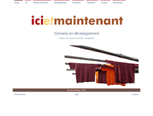 Tablet Screenshot of ici-et-maintenant.info